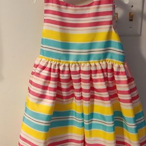 Chaps dress sz 3T, multi stripes